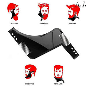 BEARD TOOL Shaping Shaper Styling Comp Symmetry Shaving Grooming Guide Line Up 