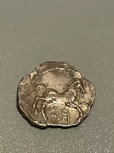 Carthage minted in Sicily 1/4 Silver Shekel 213 BC Horse/Head of Triptolemus - Picture 1 of 6
