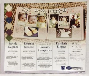 Creative Memories Earthly Elegance Printed Photo Mounting Paper 12 sheets NIP - Picture 1 of 1