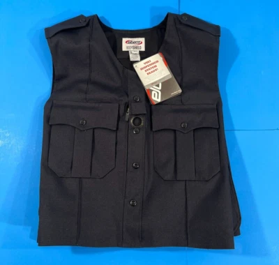 XS REG ELBECO V3 BODY SHIELD EXTERNAL VEST ARMOR CARRIER MIDNIGHT NAVY V3114B - Image 1 of 4