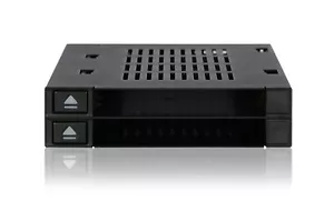 ICY DOCK Dual 2 Bay 2.5” SSD & HDD Dock Tool-Less Hot-Swap SATA / SAS Mobile ... - Picture 1 of 12