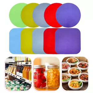 10PCS Jar Openers Rubber Non Slip Jar Bottle Lid Grip Opener Pad Gripper - Picture 1 of 9