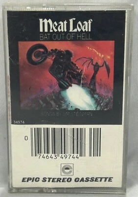 Meat Loaf - Bat Out Of Hell (Cassette Tape, 1977) Vintage Classic Rock - Image 1 of 4