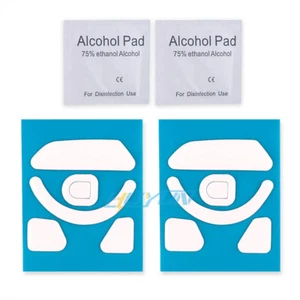 2 Sets weiß abgerundete gebogene Kanten Maus Füße Schlittschuhe für Razer Basilisk V3 Pro - Bild 1 von 20