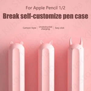 For Apple Pencil 2/1 Case For iPad Tablet Touch Pen Stylus Cartoon Protective Sl - Photo 1 sur 29