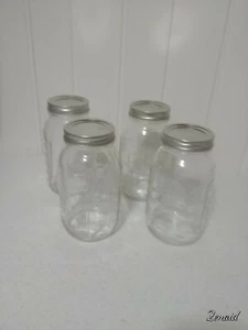 Ball Mason Jars 32oz. REGULAR MOUTH . 4 Pack - Picture 1 of 5