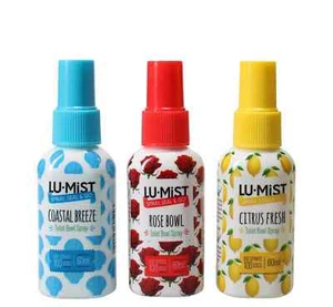 Lu-Mist Toilet Bowl Spray Citrus Fresh, Rose Bowl, Coastal Breeze 60ml - Picture 1 of 5