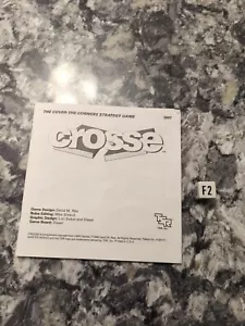 CROSSE Board Game TSR Cover-the-Corners 1988 replacement pieces - Picture 1 of 1
