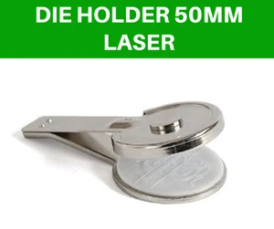 Round Custom Embossers Die Plate & Metal Insert - DIE HOLDER 50MM LASER - Picture 1 of 1