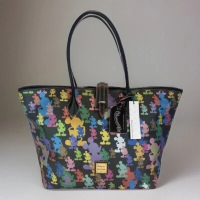 Disney Parks Dooney and Bourke 10th Anniversary Mickey Silhouette tote NEW! 0070 - Image 1 of 4