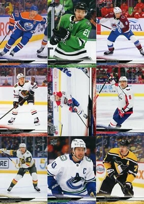 2024 2025 Upper Deck NHL Hockey Complete Basic 600 Card Set Series 1 2 3 24-25