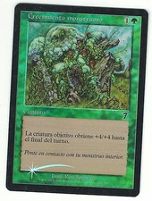 Foil MONSTROUS GROWTH/Londres monstruoso - 7th Edition-Spanish (Fine -)