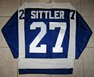 #27 Darryl Sittler Toronto hojas de arce apagadas. Lic. Jersey CCM MASKA, talla M para hombre - Imagen 1 de 2