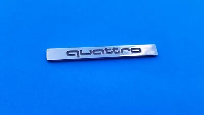 95 96 97 98 99 00 01 奥迪 A6 四轮后铬刺绣标志徽章二手原始设备制造商 B20 — 第 1/3 张图片