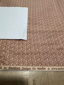 "SWEET ROMANCE " BLACKBIRD DESIGNS "TEARDROPS" BY THE YARD RED - Picture 1 of 7