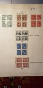 Canada MNH Mint Beauty 1942 Stamps SC#249,250,251,252,253,254 Collection. - Picture 1 of 4