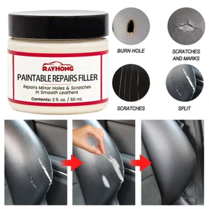Leather Filler for Filling or Repairing Holes Scratches Flexible Filling Paste - Foto 1 di 13