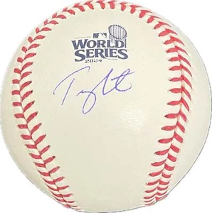 Tommy Edman Signed 2024 World Series Baseball PSA Los Angeles Dodgers autographe - Picture 1 of 2