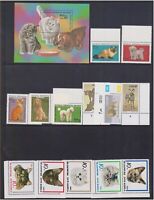 (F68-20) 1980s Thematic mix of 13stamps &M/S Cats& Dogs (T) 