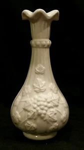 Tilso Vase aus Japan handbemalt 6 1/2 cm elfenbeinweiß - Bild 1 von 3