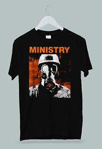 T-shirt à gaz Ministry American Industrial Metal Band S-2XL
