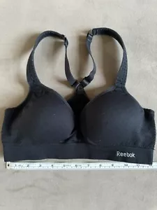 Girls Reebok Athletic Black Sport Bra - Picture 1 of 10