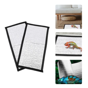 2 Pcs Reptile Reflective Film Small Animals Heating Mat Tortoise Heating Pad - Picture 1 of 12