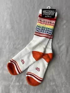 GUMBALL POODLE Unisex California Crew Socks One Size Fits Most ( Made In USA) - Picture 1 of 10
