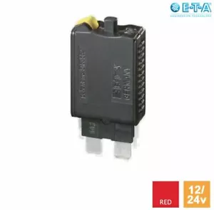 E-T-A 1170 SAE Type III Thermal Circuit Breaker 10 Amps Red Manual Reset Safety - Picture 1 of 1