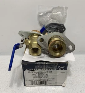 Grundfos 96806130 Trennventil-Set 3/4′′ NPT Messing (2er Set) - Bild 1 von 12