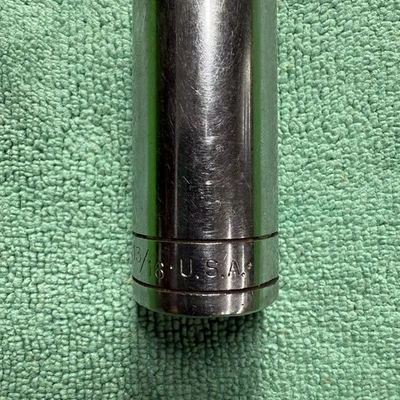S-K SK 3/8 Drive DEEP  6pt Socket, Size 13/16-in. Model 40426, USA - Image 1 of 4