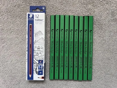 11x Staedtler 3B and 9x Rexel Blackedge Hard Pencils - Image 1 of 4