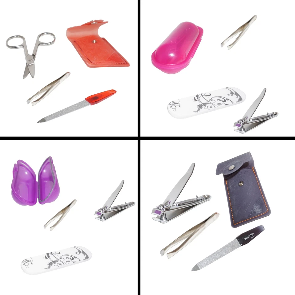 10 x GS-Nails Mappe Knipser Schere Feile Pinzette Rescue Box ideal für unterwegs - Bild 1 von 1