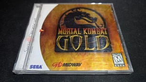 Disco Mortal Kombat Gold Midway Sega Dreamcast DC EX+NM estado COMPLETO-! - Imagen 1 de 5