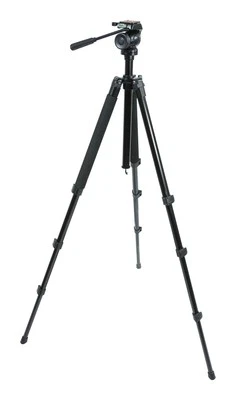 Celestron TrailSeeker Fluid Pan Aluminum Tripod for Camera Scopes Binoculars - Image 1 of 3