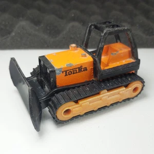 Tonka Mini Planierraupe Bau 2003 orange Hasbro McDonalds Happy Meal - Bild 1 von 10