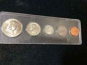 1955 Birth Year Set 3 Silver Hard Dates D 25cent  BU Last S Mints 4 70 Year Old! - Picture 1 of 12