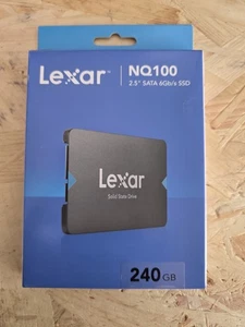 Lexar NQ100 2,5" SATA III (6Gb/s) 240GB SSD, bis zu 550MB/s solide lesen - Bild 1 von 2