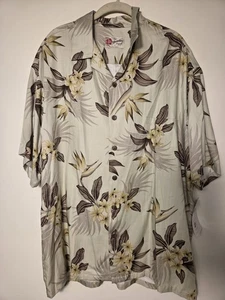 Hilo Hattie Hawaiihemd Herren XL hellgrün kurzarm Knopfleiste Aloha Neu mit Etikett - Bild 1 von 10