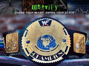 Big Eagle Attitude Era Championship Replica Title Belt 2-4mm Brass - Picture 1 of 6