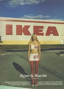 PUBLICITE ADVERTISING 2002 IKEA hyper & marché meubles ameublement magasins - Picture 1 of 1