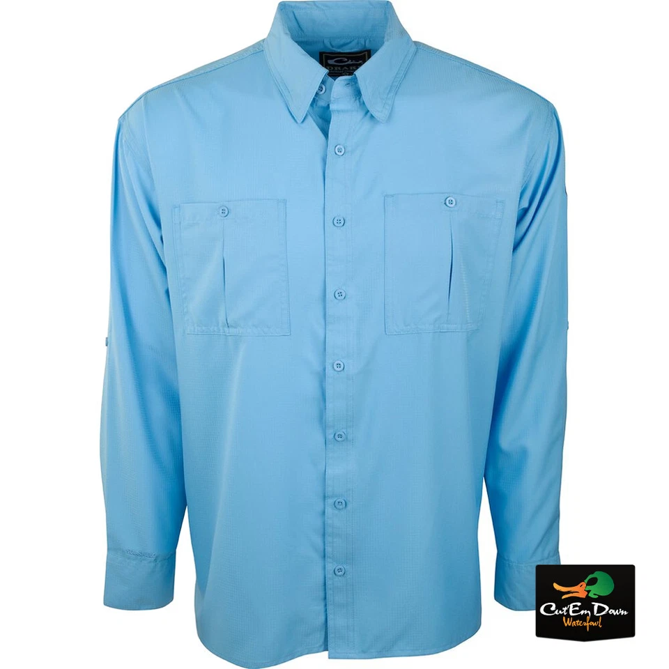 DRAKE WATERFOWL SYSTEMS FLYWEIGHT SHIRT WITH VENTED BACK LONG SLEEVE - Image 1 of 1