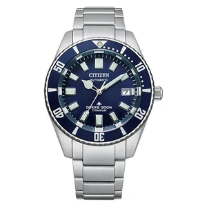 Orologio Citizen Uomo Sea Promaster Fujitsubo Automatico Argento 41 MM NB6021-68L - Foto 1 di 6