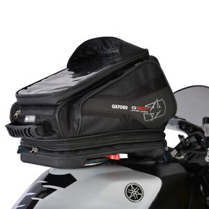 Oxford Q30R QR Motorbike Motorcycle Lightweight Sports 30 Litre Tank Bag - Black