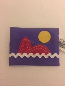 Parceria Carioca Design Purple Coin Purse Wallet Made in Brazil NEW - Picture 1 of 2