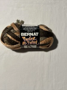 Bernat Twist & Twirl - Almond Fudge - Ruffle Yarn - 3.5 Oz - NEW - Picture 1 of 18