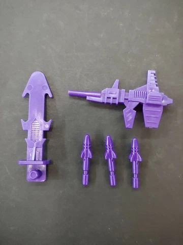 TRANSFORMERS G1 DECEPTICON BLITZWING WEAPONS / ACCESORIES **NEW**     DW1 Cover