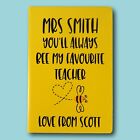 Personalised Teacher Notebook Bee Favourite Notebook Thank You Gift End of