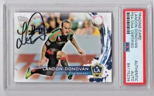2014 Topps Landon Donovan LA Galaxy Signed Auto Trading Card #50 PSA/DNA (A) - Picture 1 of 1