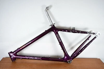 Trek OCLV 9900 Carbon 18" Mountain Bike Frame Rare Color READ!!! MTB 26er - Image 1 of 4